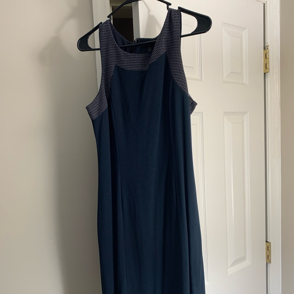 Banana Republic navy blue dress.